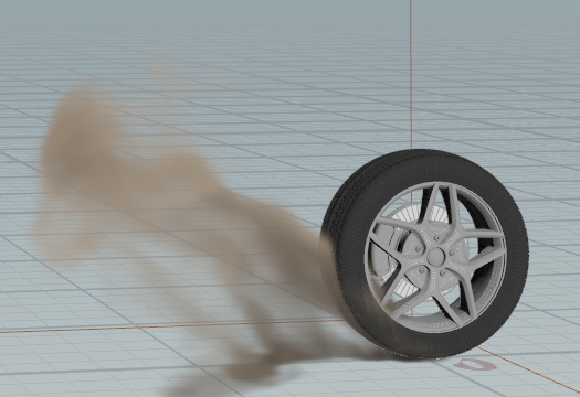 Houdini Wheel Smoke Effect